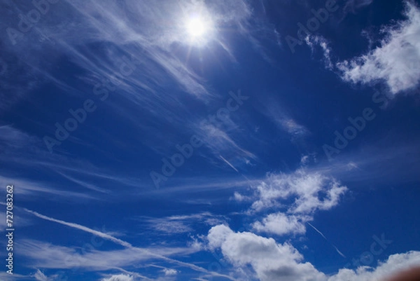 Fototapeta 青空に浮かぶ雲
