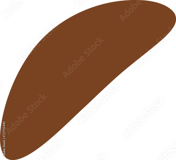 Fototapeta Irregular silhouette illustration. Irregular shape design element