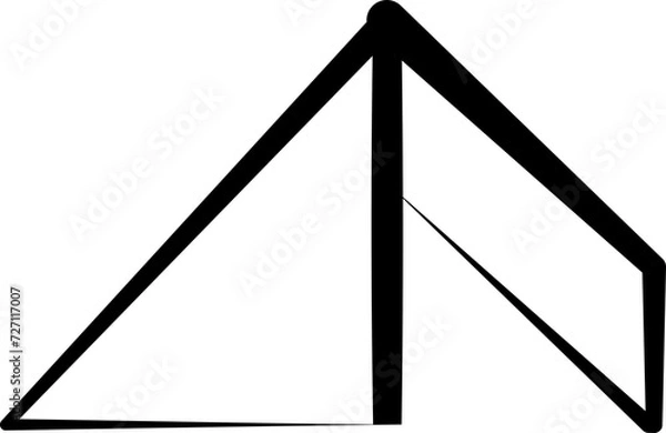 Fototapeta Triangle shapes. Geometric for design
