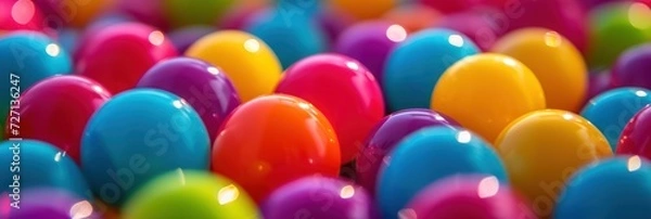 Obraz group of colorful balls