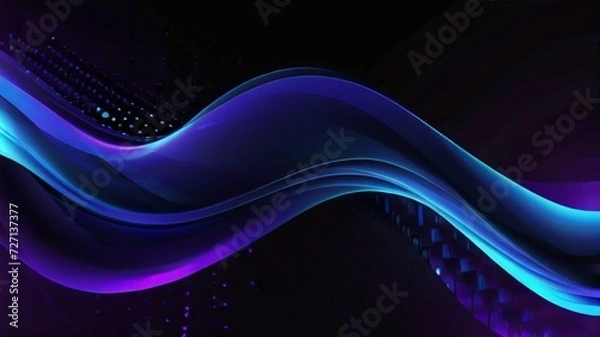 Fototapeta abstract background with waves