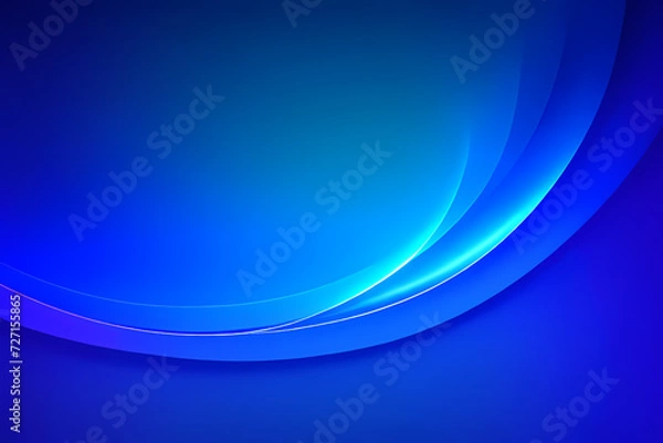 Fototapeta Minimal Abstract Dynamic textured background design in 3D style with blue wave. Vector illustration.