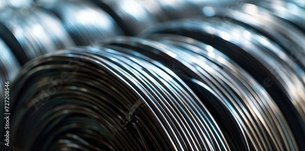 Obraz Iron wire for cold rolled coils.