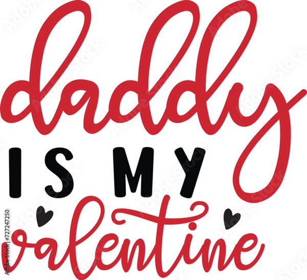 Fototapeta Valentine's Day SVG Design