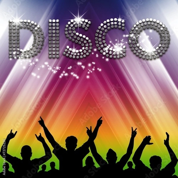 Obraz Plakat disco Rainbow Tent