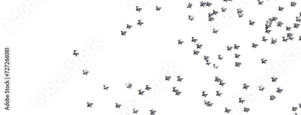 Obraz Radiant Showers: Immerse Yourself in a Spellbinding 3D Gold Stars Downpour