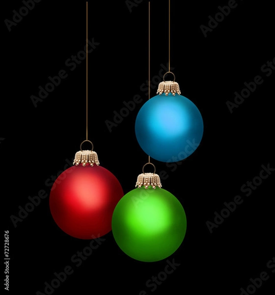 Fototapeta Weihnachtskugeln