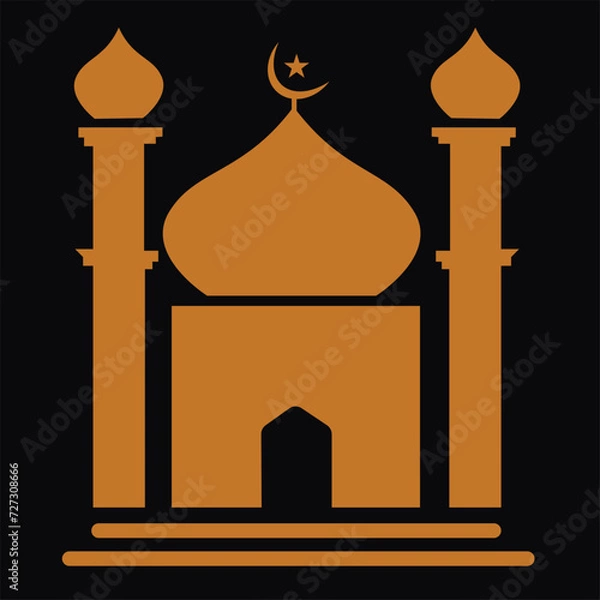 Obraz Moaqus icon vector illustration eps