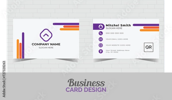 Obraz simple business card design