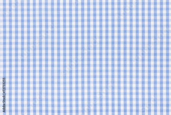 Obraz Blau-weiß karierter Stoff