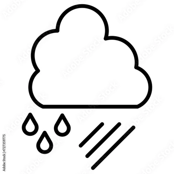 Obraz Hailstorm Icon