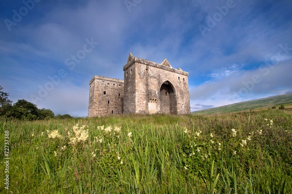 Fototapeta Hermitage Castle, Scottish Borders