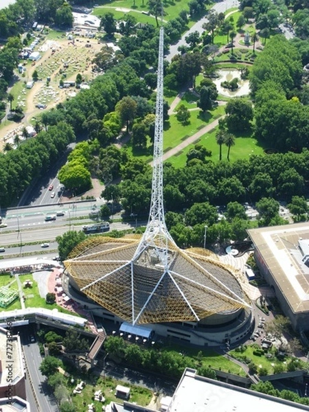 Obraz The Arts Centre spire in Melbournein Australia