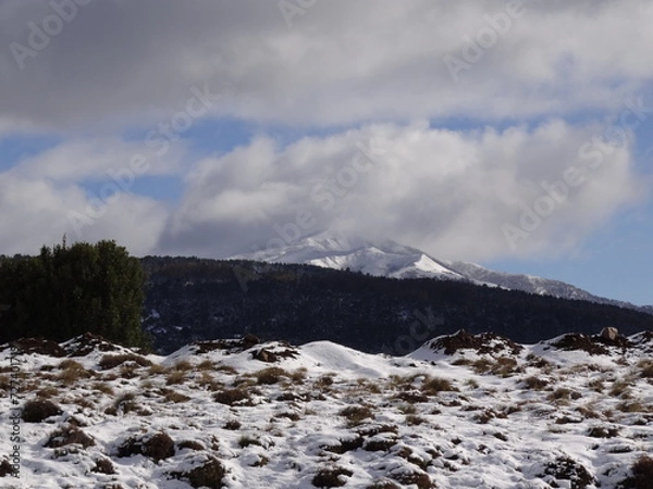 Obraz clouds and mountains