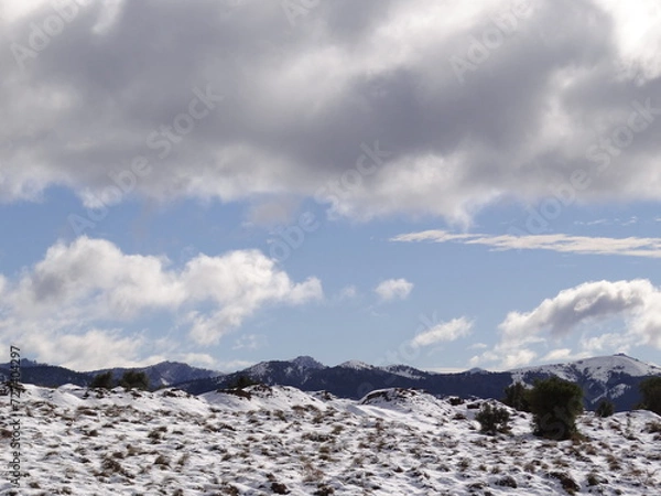 Obraz Snow and mountains