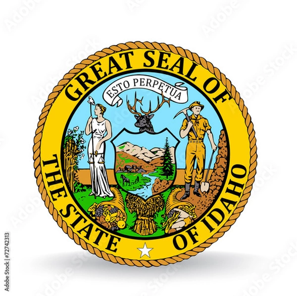 Obraz Idaho Seal