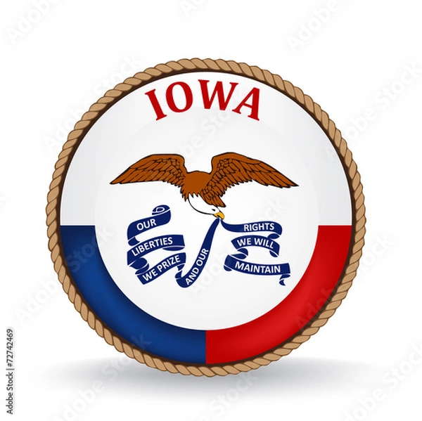 Obraz Iowa Seal