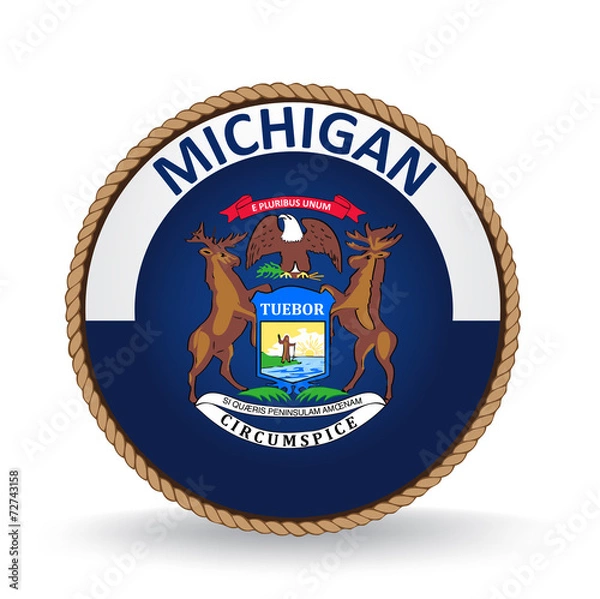 Obraz Michigan Seal