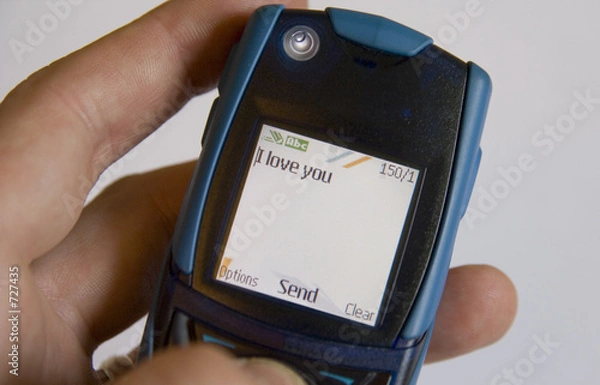 Obraz SMS-y „kocham cię”