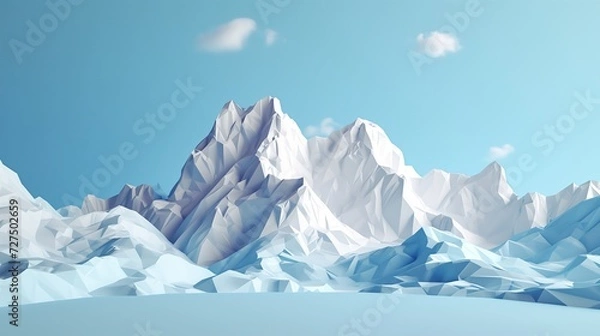 Fototapeta Mountains. Generative AI