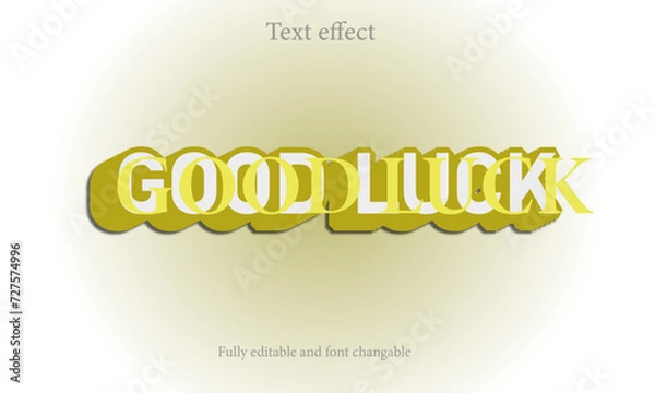 Obraz Simple and attractive editable text effect design