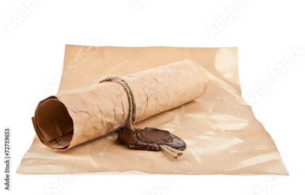 Obraz old paper and pen