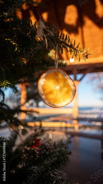 Obraz christmas tree and lights