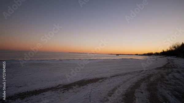 Obraz sunset on the beach
