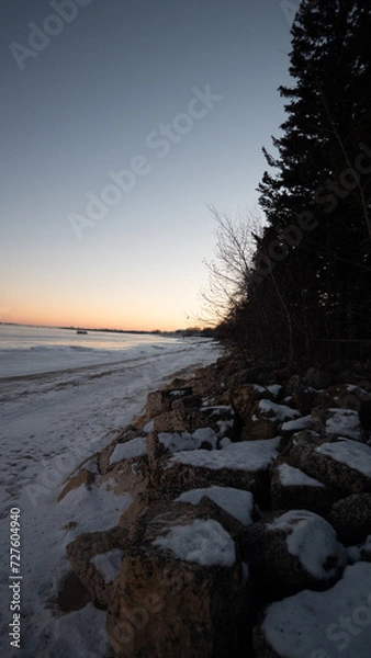 Obraz sunset on the beach