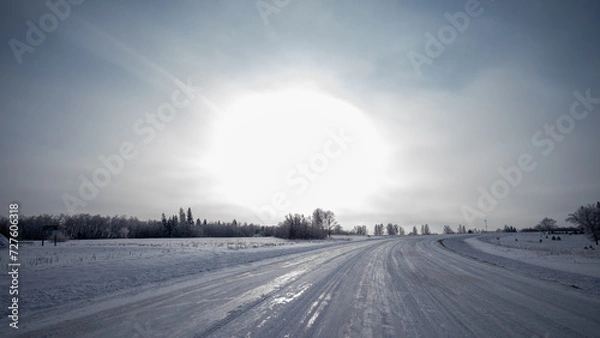 Obraz road in the snow