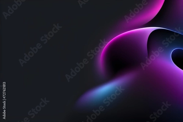 Obraz neon glow abstract background 