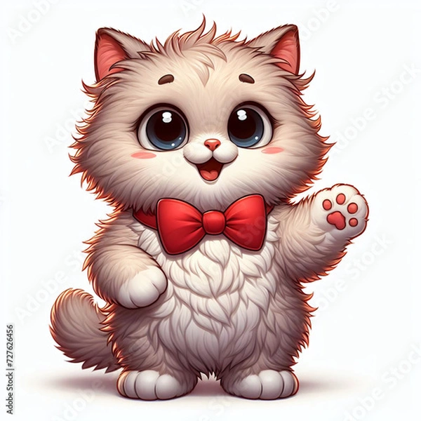 Obraz cat with heart