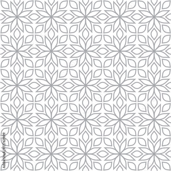 Obraz seamless pattern, islamic background pattern, flower pattern background ramadhan pattern template