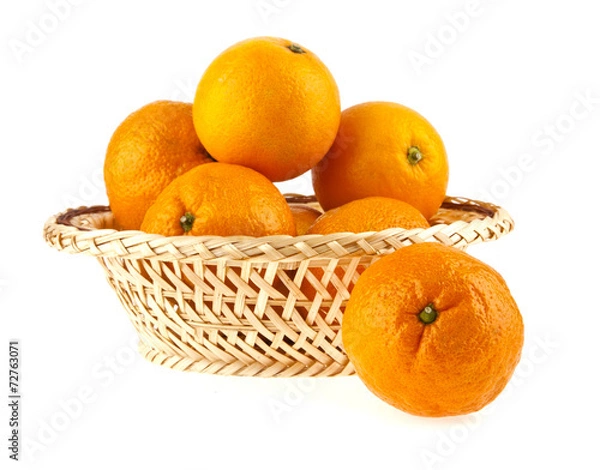 Obraz oranges in a basket