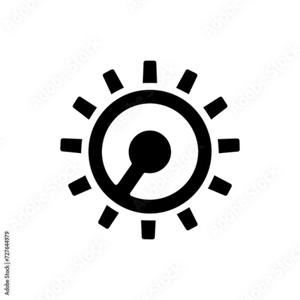 Fototapeta Machina Wheel gear icon