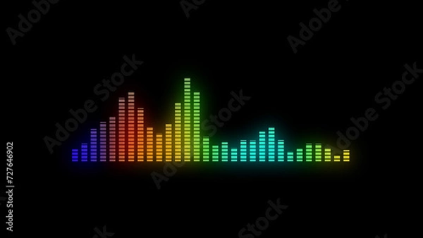 Obraz Audio spectrum waveform