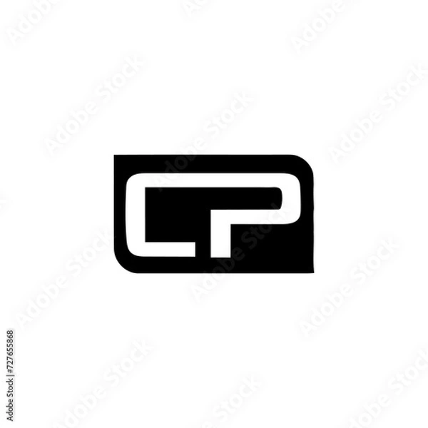 Fototapeta cp logo design 