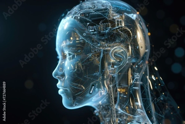 Obraz Deepfake concept illustration 
