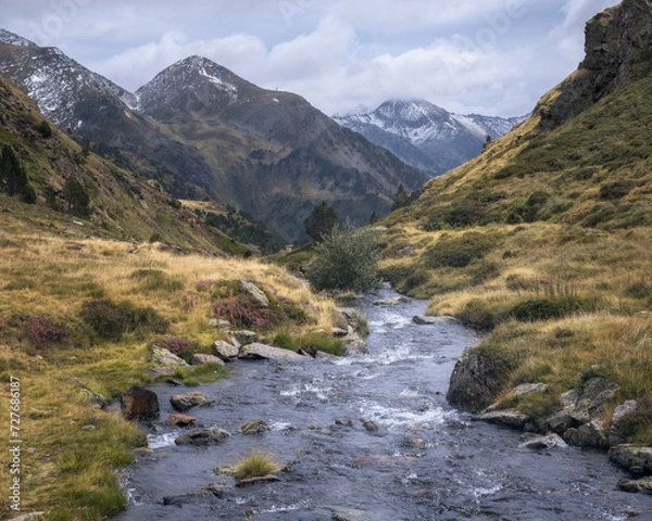 Fototapeta Beautiful Landscape in Ordino, Andorra