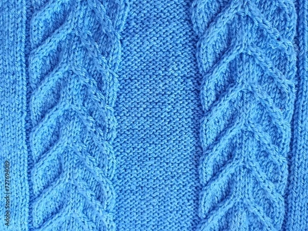 Fototapeta knitting wool texture