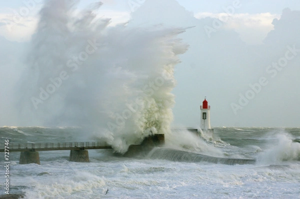 Obraz szalejące morze 2