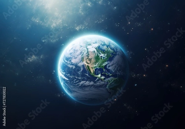 Fototapeta very beautiful planet earth shooting from space