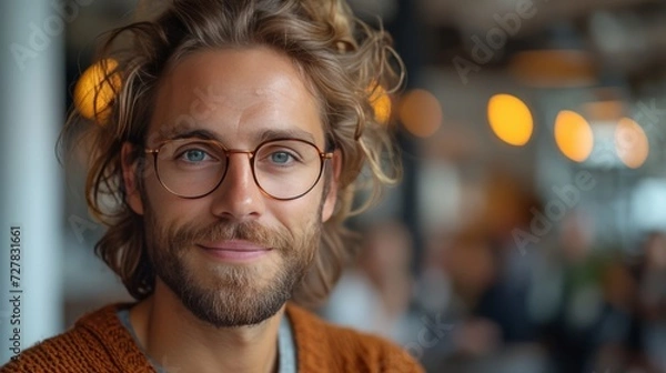 Obraz Homme souriant