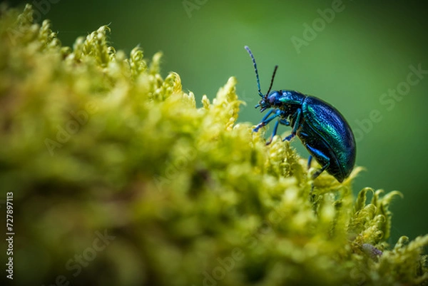 Fototapeta Blauer Käfer