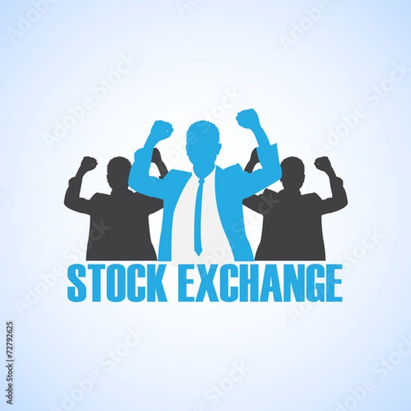 Fototapeta stock exchange