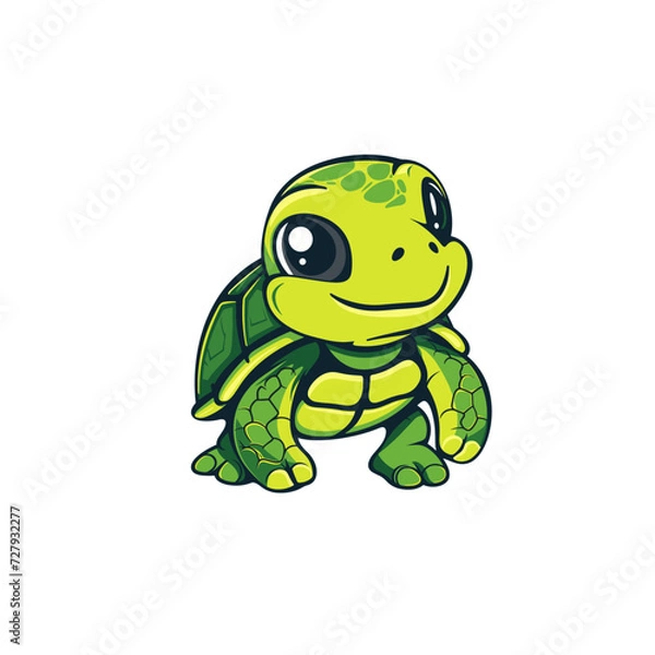 Fototapeta Cute turtle logo