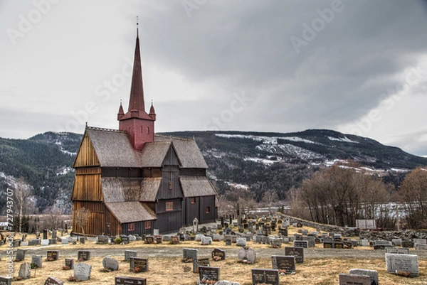 Obraz Ringebu stavkirke in Norway
