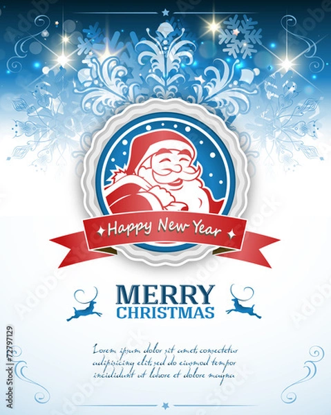 Obraz Christmas Card Design