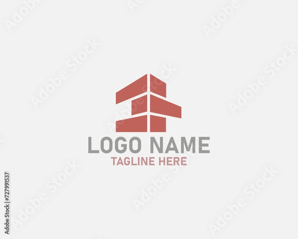 Obraz Real Estate Vector Logo Design Real Estate Logo. Luxury Logo. Construction Architecture Building Logo Design Template Element