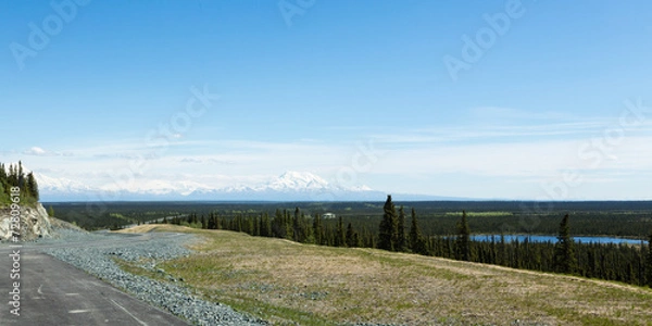 Fototapeta Driving to the Wrangells